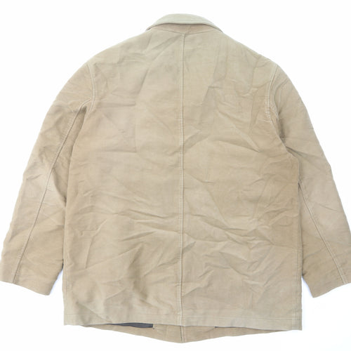 NEXT Mens Brown Jacket Size L Button