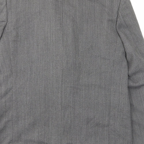 Ciro Citterio Mens Grey Wool Jacket Suit Jacket Size 42 Regular - Pockets