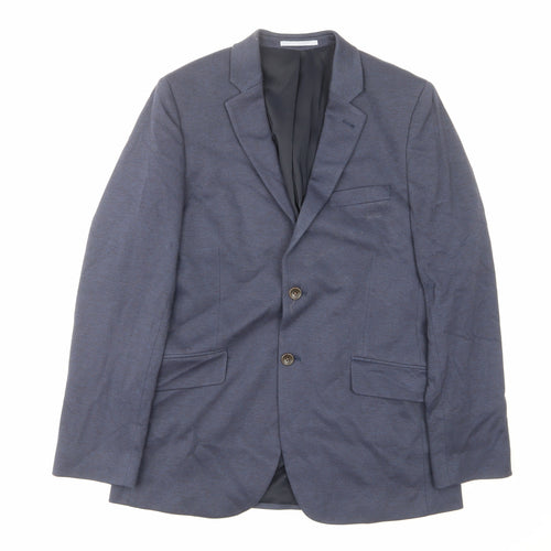 Crew Clothing Mens Blue Camel Jacket Suit Jacket Size 40 Regular - Pockets