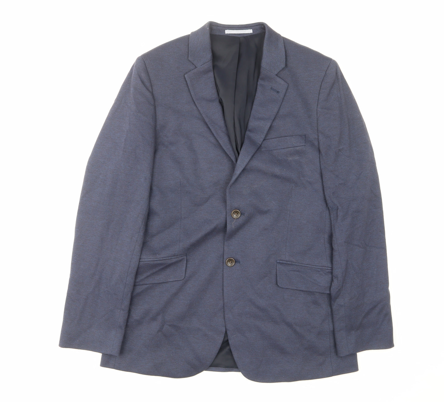 Crew Clothing Mens Blue Camel Jacket Suit Jacket Size 40 Regular - Pockets
