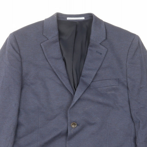 Crew Clothing Mens Blue Camel Jacket Suit Jacket Size 40 Regular - Pockets