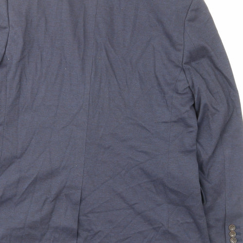 Crew Clothing Mens Blue Camel Jacket Suit Jacket Size 40 Regular - Pockets