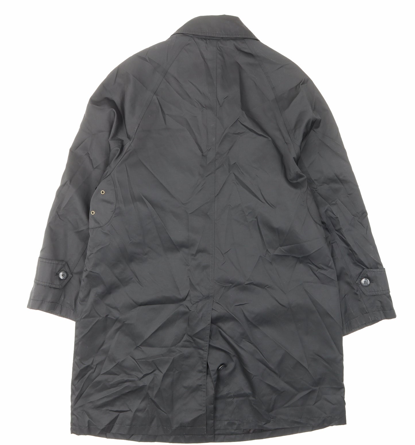 Four seasons Womens Black Jacket Size M Button - Pockets