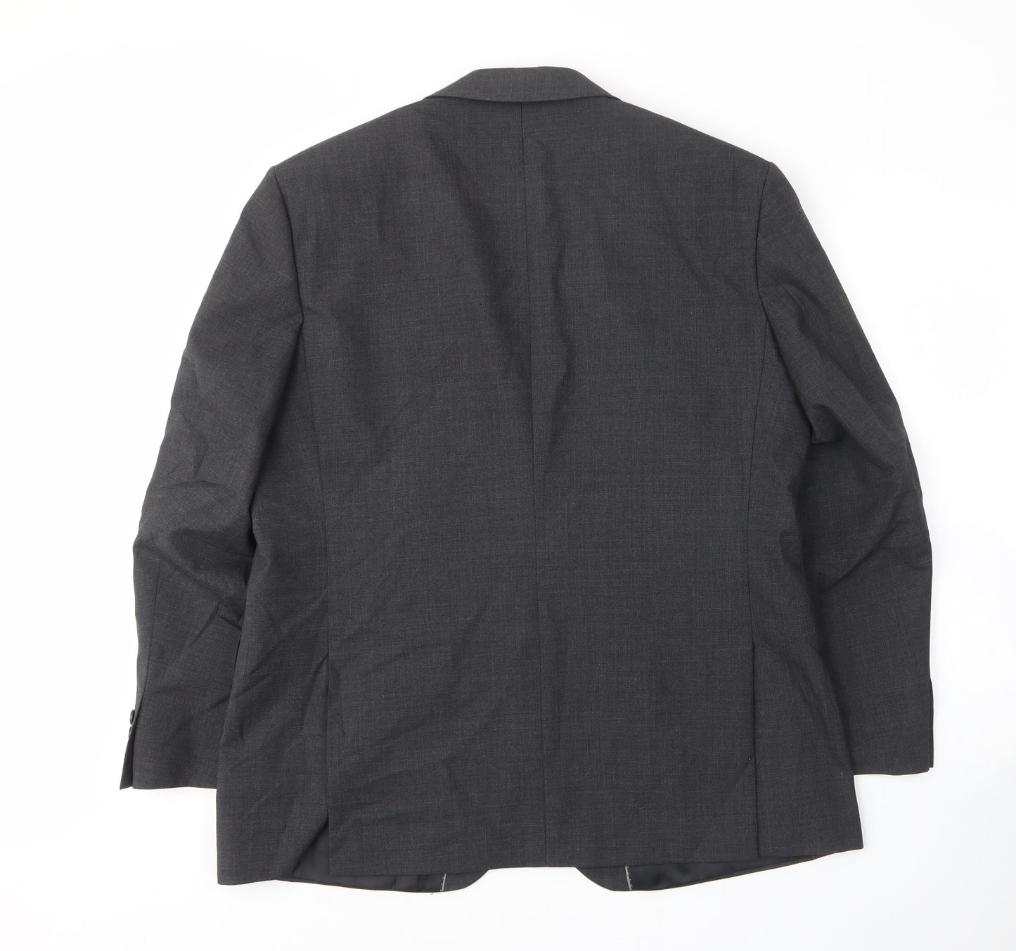 Debenhams Mens Grey Wool Jacket Suit Jacket Size 44 Regular - Inside pockets