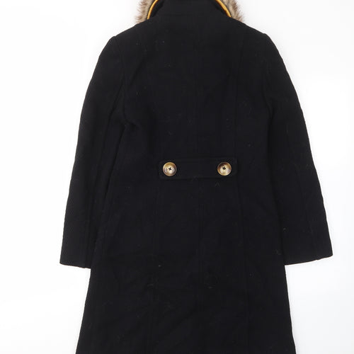 Boden Womens Blue Jacket Coat Size 8 Button - Pockets