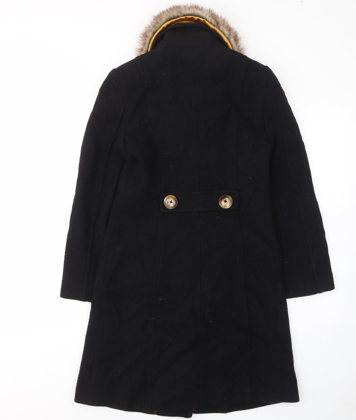 Boden Womens Blue Jacket Coat Size 8 Button - Pockets