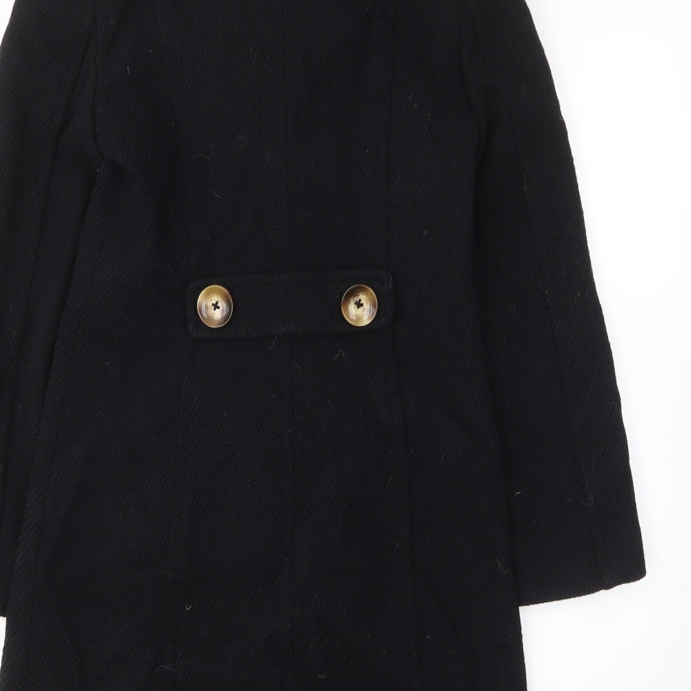 Boden Womens Blue Jacket Coat Size 8 Button - Pockets