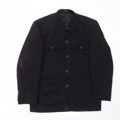 KIIT Womens Black Jacket Size 10 Button - Pockets