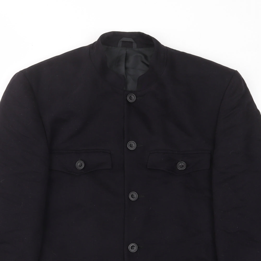 KIIT Womens Black Jacket Size 10 Button - Pockets