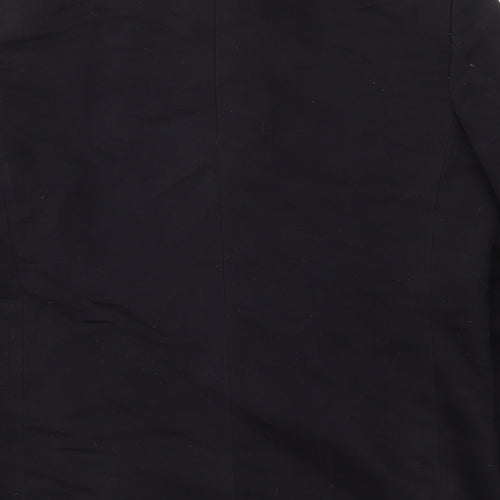 KIIT Womens Black Jacket Size 10 Button - Pockets