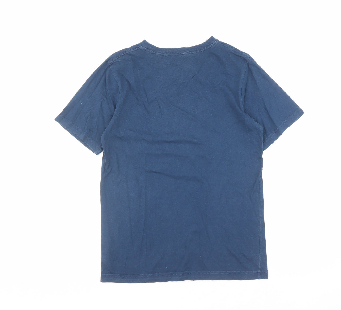 Converse Boys Blue Cotton Pullover T-Shirt Size XL Crew Neck Pullover - Size 13-15 Years