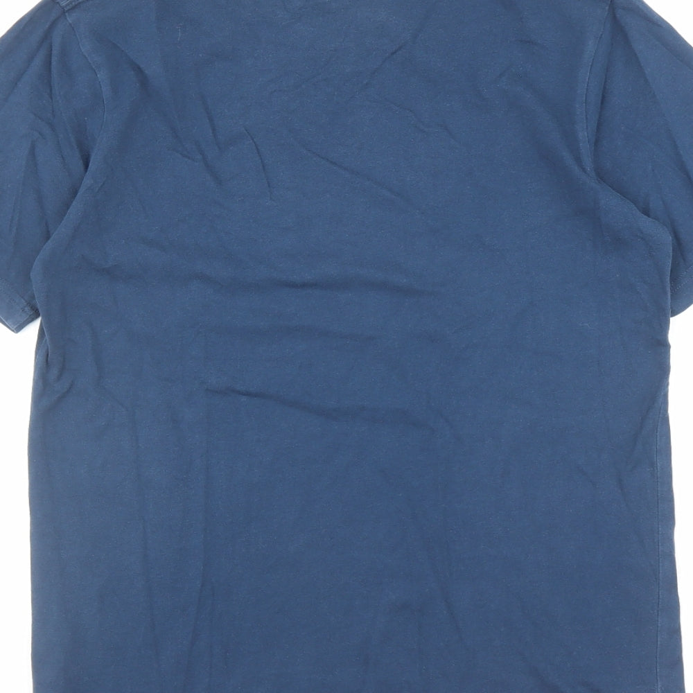 Converse Boys Blue Cotton Pullover T-Shirt Size XL Crew Neck Pullover - Size 13-15 Years