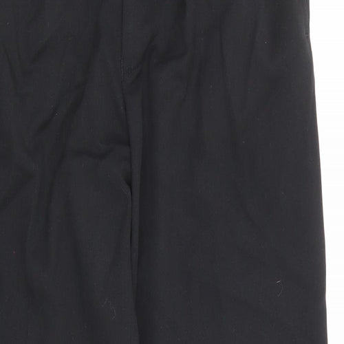 Woods & Gray Mens Black Polyester Trousers Size 28 in L28 in Regular Zip