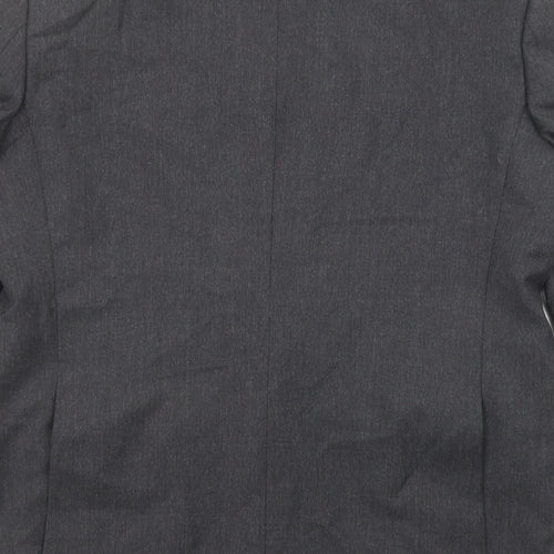 Greenwoods Mens Grey Wool Jacket Suit Jacket Size 38 Regular