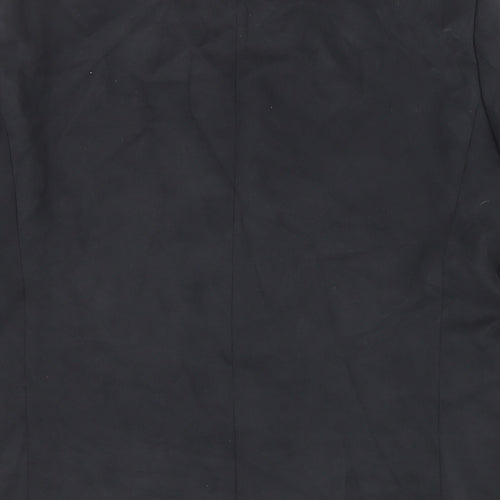 James Aubrey Mens Black Polyester Jacket Suit Jacket Size 44 Regular