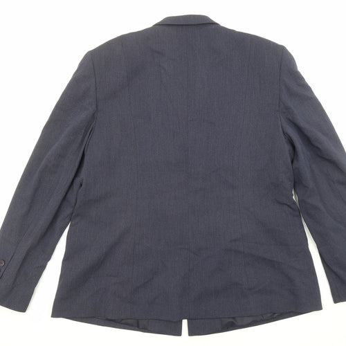 Debenhams Womens Blue Polyester Jacket Suit Jacket Size 16