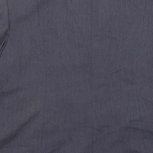 Debenhams Womens Blue Polyester Jacket Suit Jacket Size 16