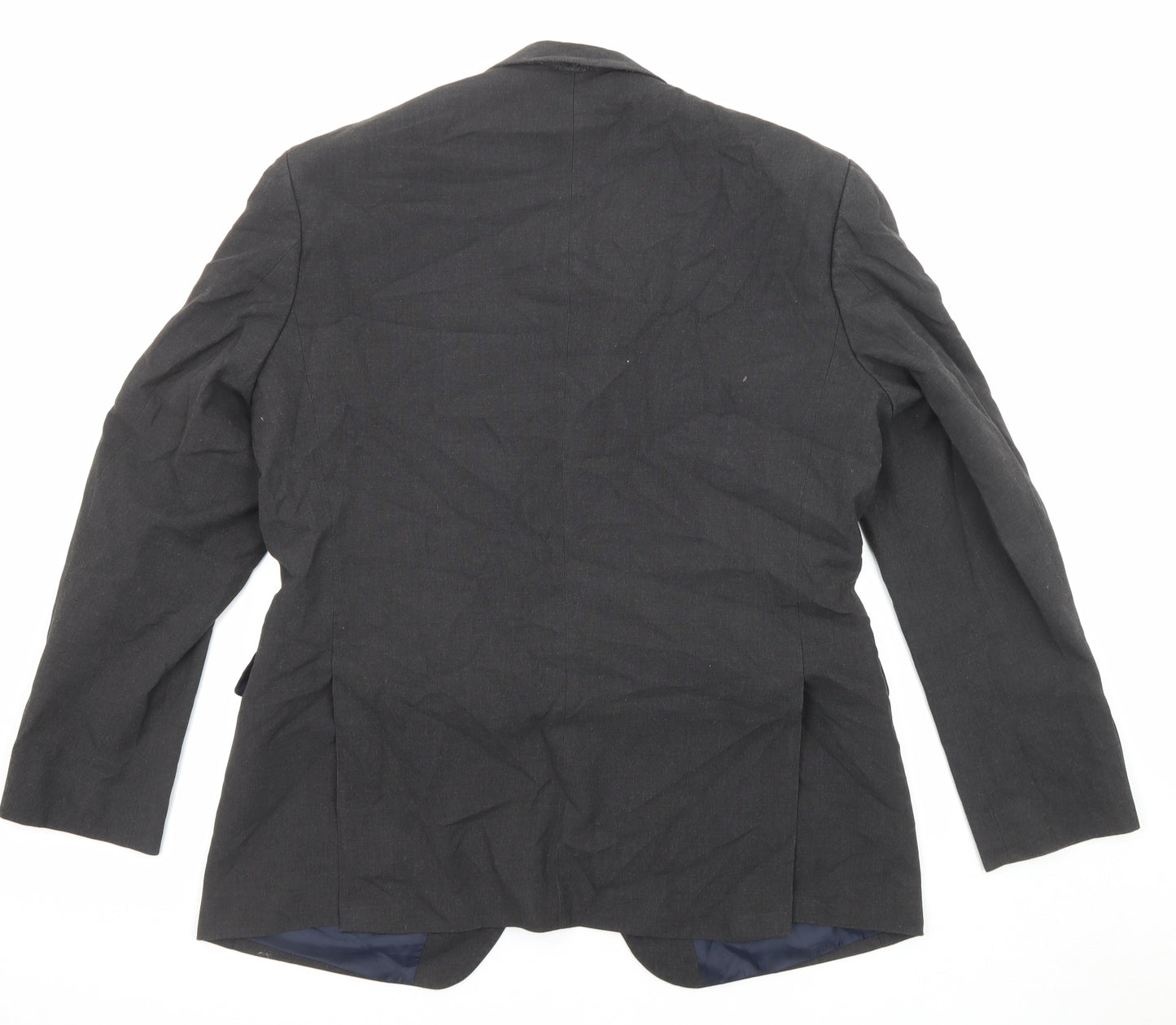 Debenhams Mens Grey Polyester Jacket Suit Jacket Size 42 Regular