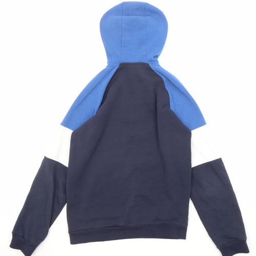 Slazenger Mens Blue Polyimide Pullover Hoodie Size S - Logo Embroidery