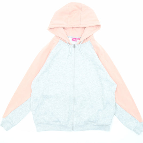 LA Gear Womens Grey Jacket Size 12 Zip