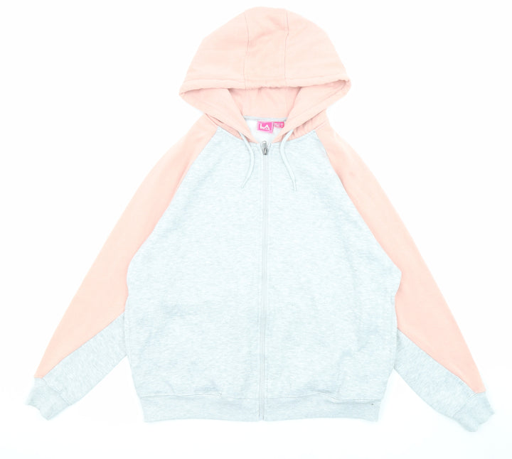 LA Gear Womens Grey Jacket Size 12 Zip