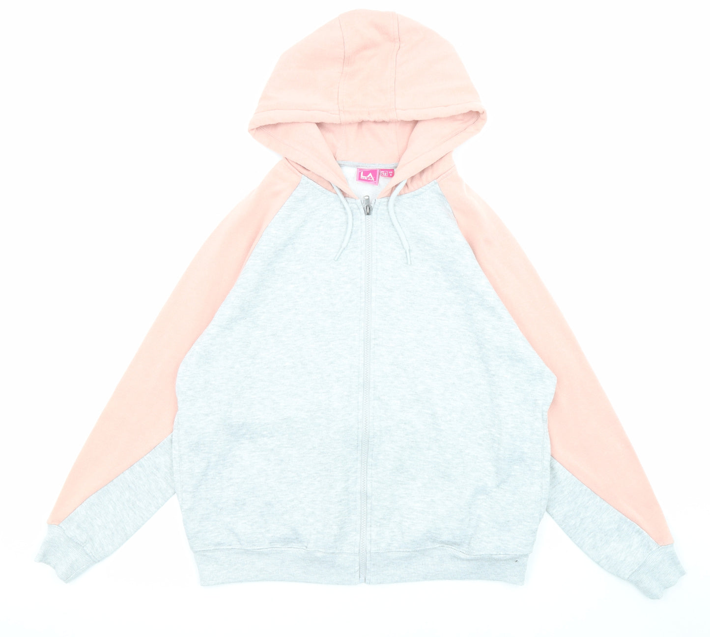 LA Gear Womens Grey Jacket Size 12 Zip