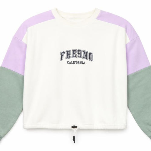 Divided by H&M Womens Multicoloured Colourblock Cotton Pullover Sweatshirt Size S Pullover - Fresno California
