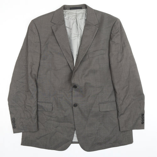 Marks and Spencer Mens Grey Wool Jacket Suit Jacket Size 44 Regular