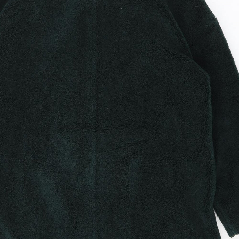 Seasalt Womens Green Overcoat Coat Size 18 Button - Textured