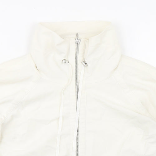 Principles Womens Ivory Jacket Size 10 Zip - Pull cord collar