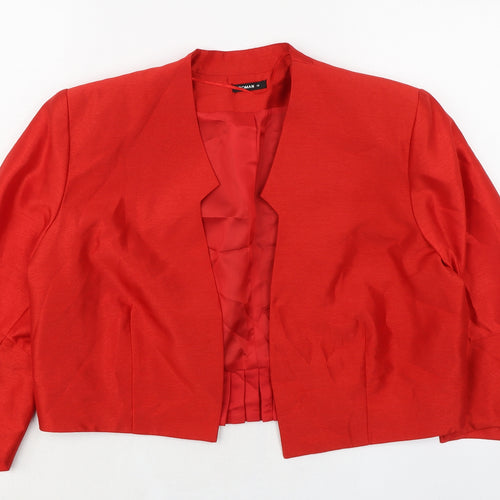 Roman Womens Red Jacket Size 18 - Bow detail