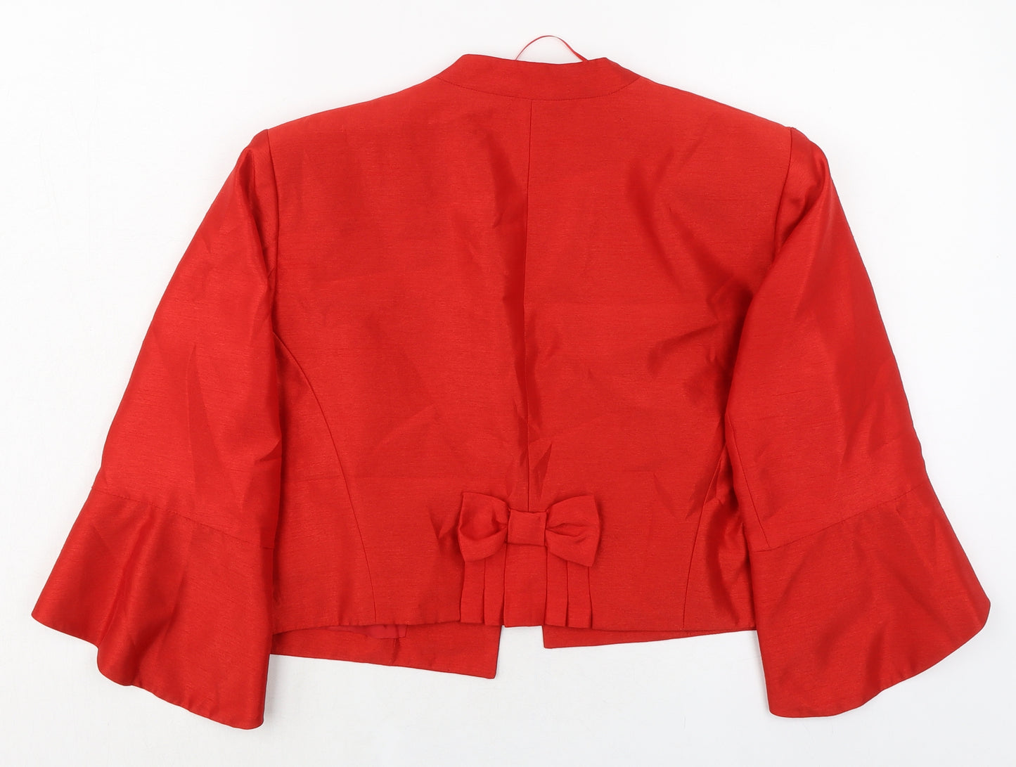 Roman Womens Red Jacket Size 18 - Bow detail
