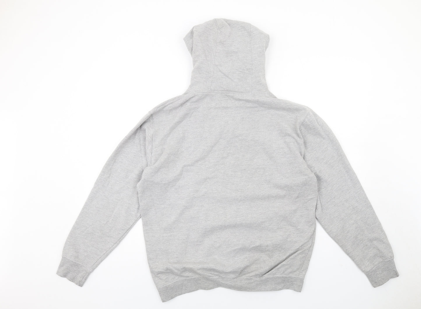 Built Up North Mens Grey Cotton Pullover Hoodie Size M