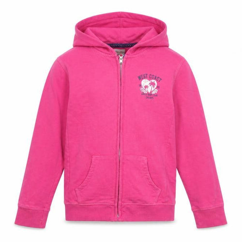 Indigo Girls Pink Cotton Full Zip Hoodie Size 11-12 Years Zip
