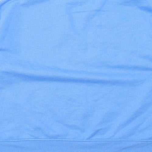 Disney Womens Blue Polyester Pullover Sweatshirt Size S Pullover - Lilo & Stitch