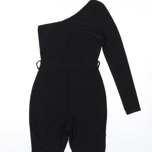 Missguided Womens Black Polyester Unitard One-Piece Size 6 L9 in Pullover