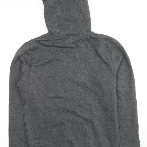 The Rolling Stones Mens Grey Cotton Pullover Hoodie Size S - The Rolling Stones