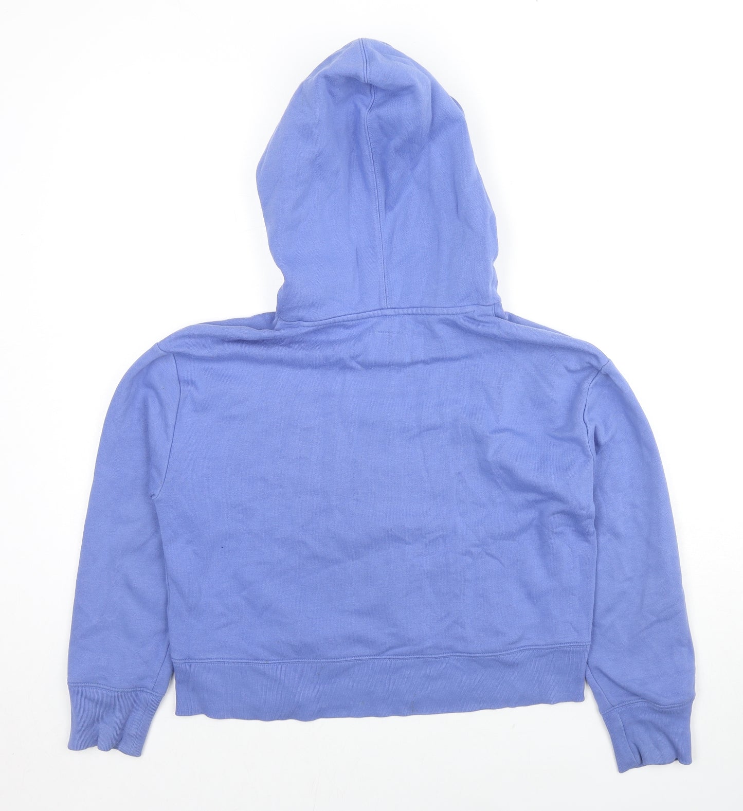 H&M Girls Blue Cotton Pullover Hoodie Size 13 Years Pullover - Hearts