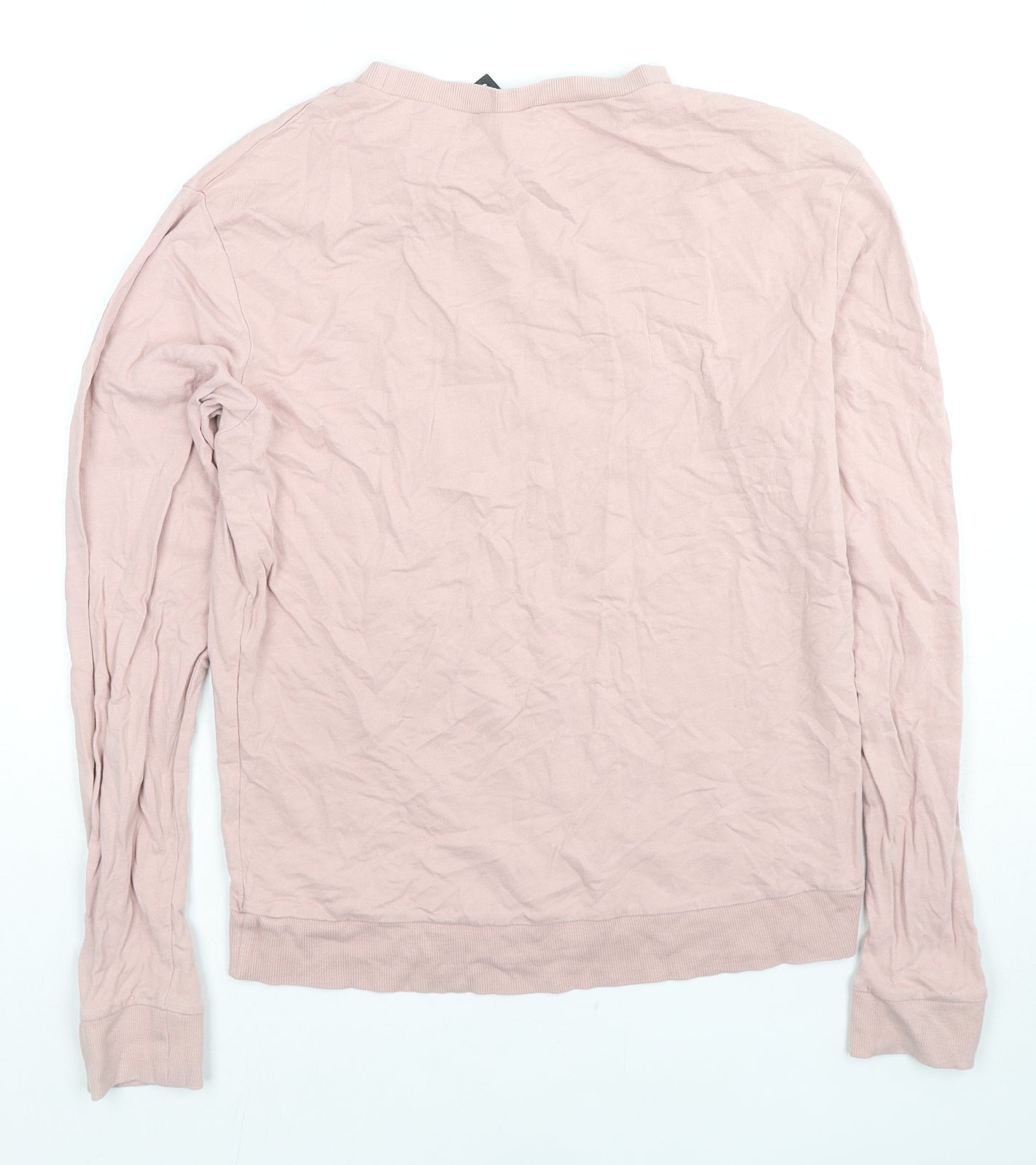 H&M Womens Beige Cotton Pullover Sweatshirt Size S Pullover - Girls Bite Back