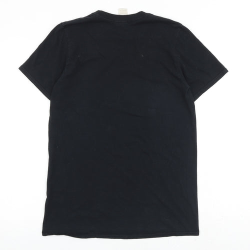 Twenty One Pilots Mens Black Polyester T-Shirt Size M Round Neck
