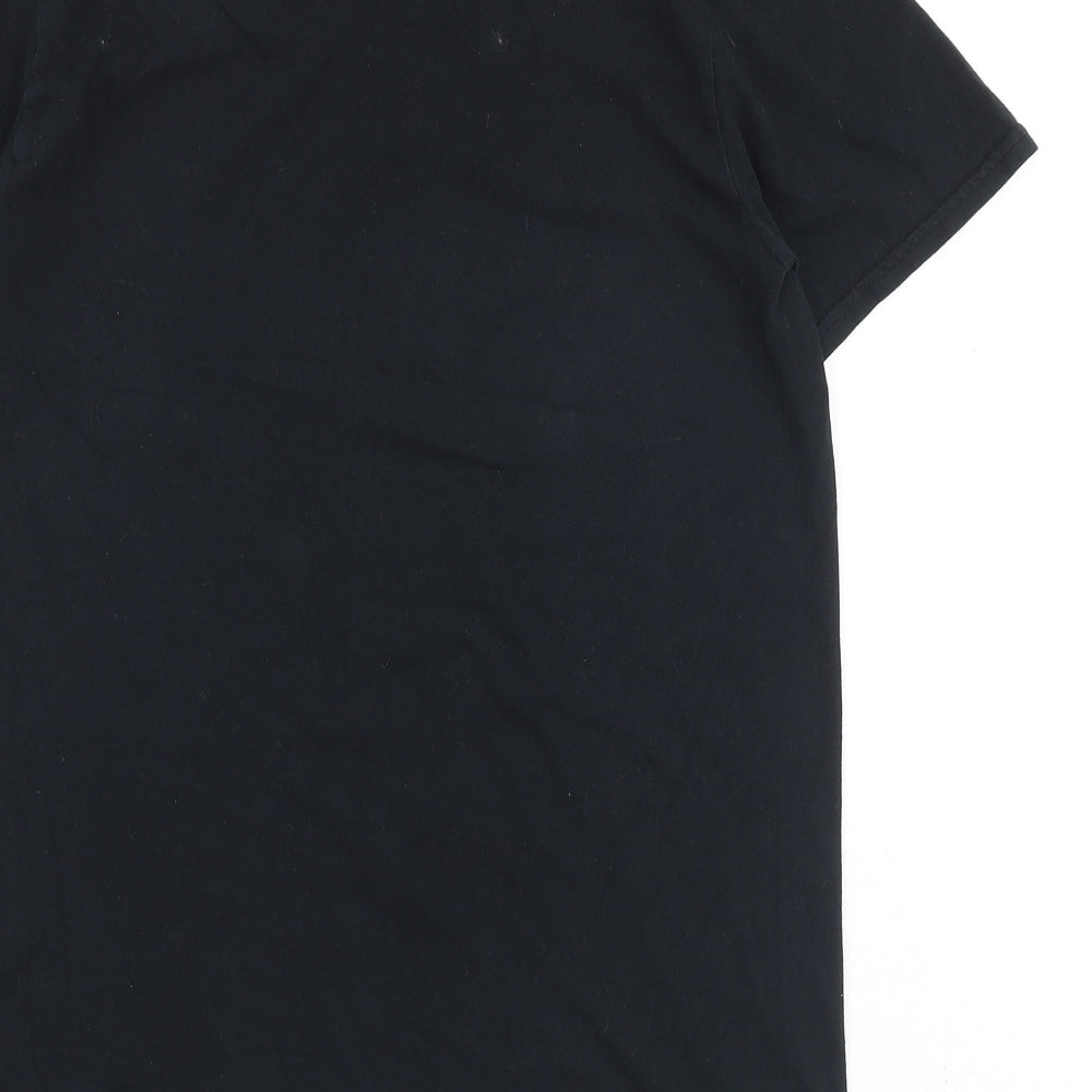 Twenty One Pilots Mens Black Polyester T-Shirt Size M Round Neck