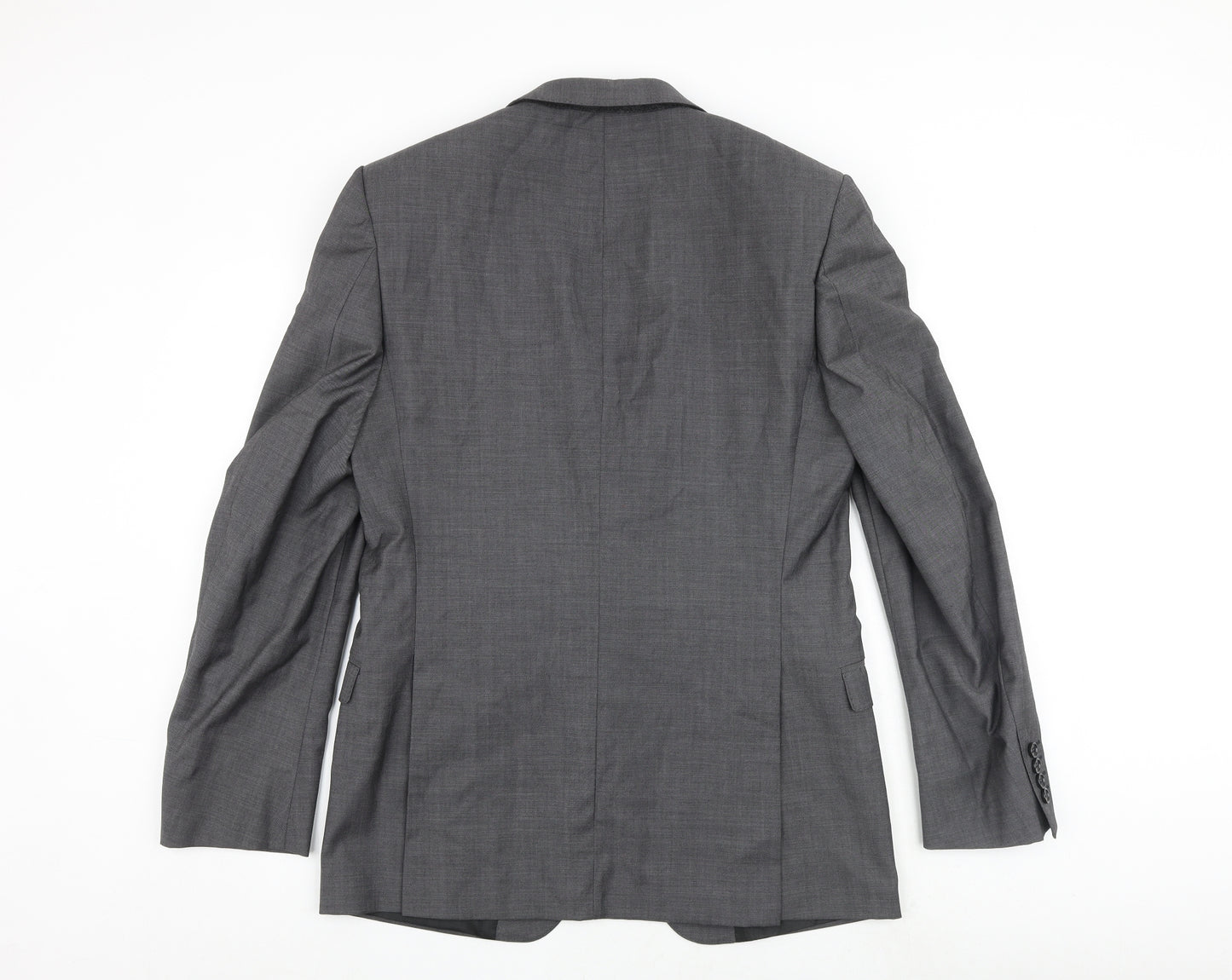 Blazer Mens Grey Wool Jacket Blazer Size 40 Regular