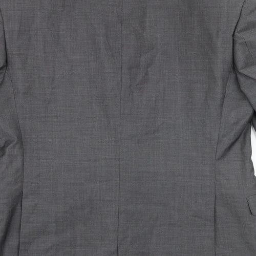 Blazer Mens Grey Wool Jacket Blazer Size 40 Regular