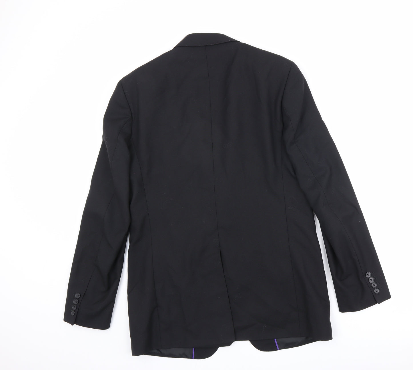Autograph Mens Black Polyester Jacket Suit Jacket Size 40 Regular