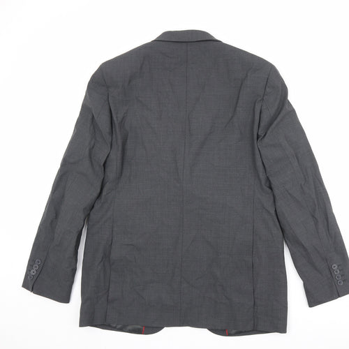 Marks and Spencer Mens Grey Wool Jacket Suit Jacket Size 42 Regular