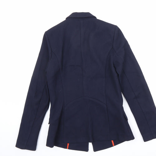 Oasis Womens Blue Jacket Blazer Size 8 Button