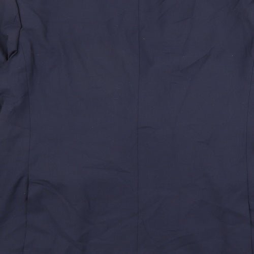 Marks and Spencer Mens Blue Polyester Jacket Suit Jacket Size 44 Regular