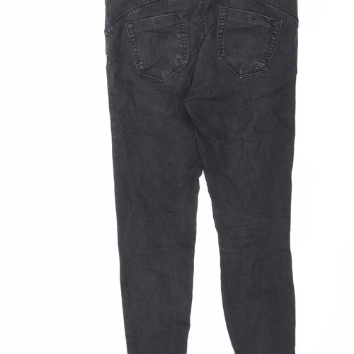 Denim & Co. Womens Black Cotton Jegging Jeans Size 10 L25 in Regular - Elastic Waist