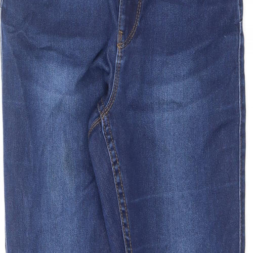 VERO MODA Womens Blue Cotton Skinny Jeans Size XS L29.5 in Regular Zip