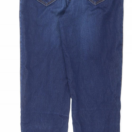 VERO MODA Womens Blue Cotton Skinny Jeans Size XS L29.5 in Regular Zip